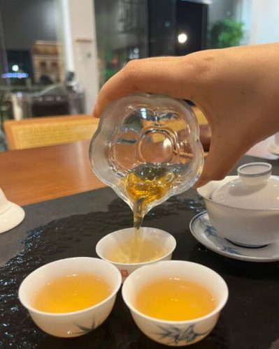 This tea has a unique flavor that s surprisingly good