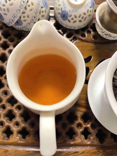 You can tell Mei Zhan Tea is of high quality from the first sip